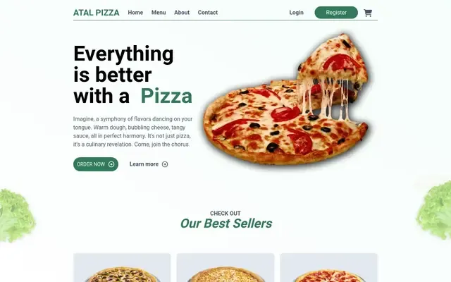 ATAL-Pizza food ordering application