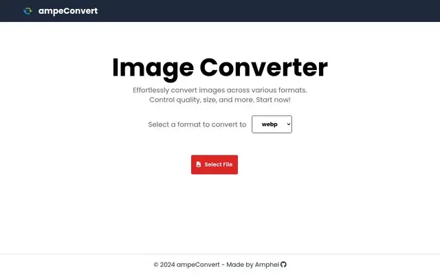 ampeConvert Image  processing application